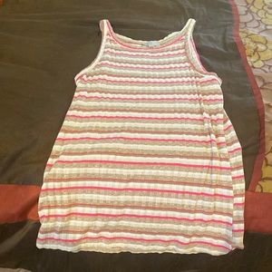 Stripped  Tank Top by LOFT size L